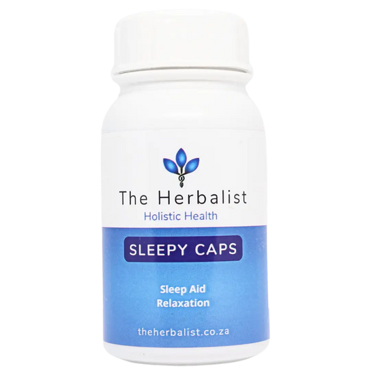 Sleepy Caps from The Herbalist assist in reducing stress, promoting deep sleep, and improving next-day energy.