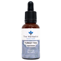 Turkey Tail liquid extract by The Herbalist, promotes gut health, boosts immunity, reduces inflammation, and supports overall wellness.