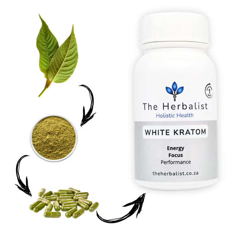 White Kratom 60 Capsules