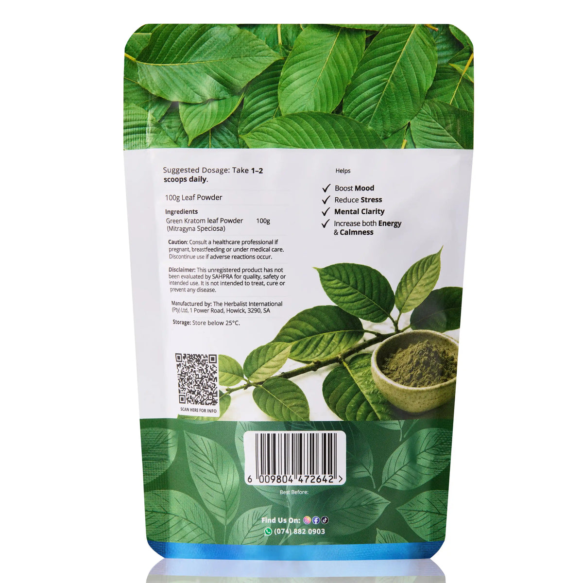 Green Kratom Powder 100g