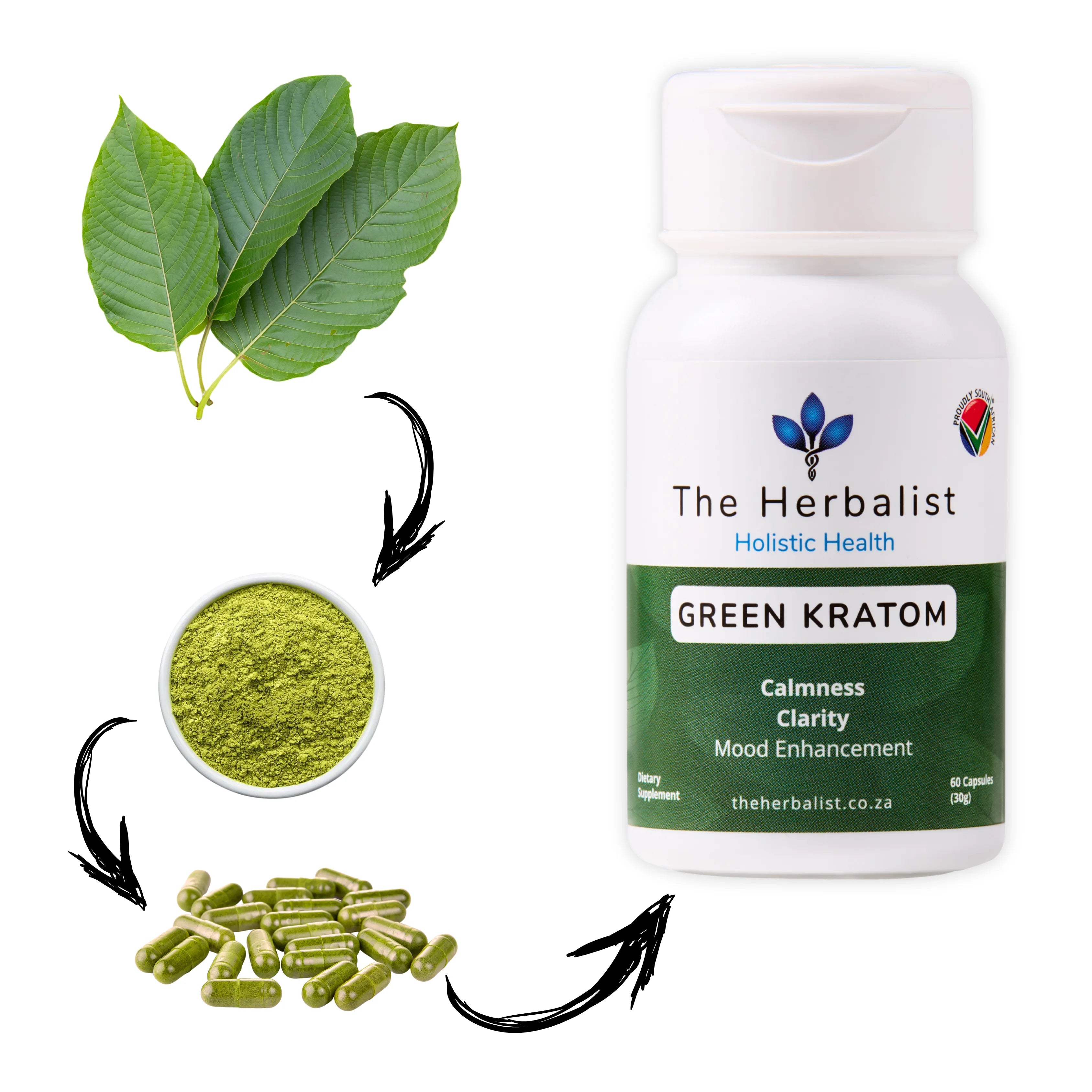 Green Kratom 60 Capsules