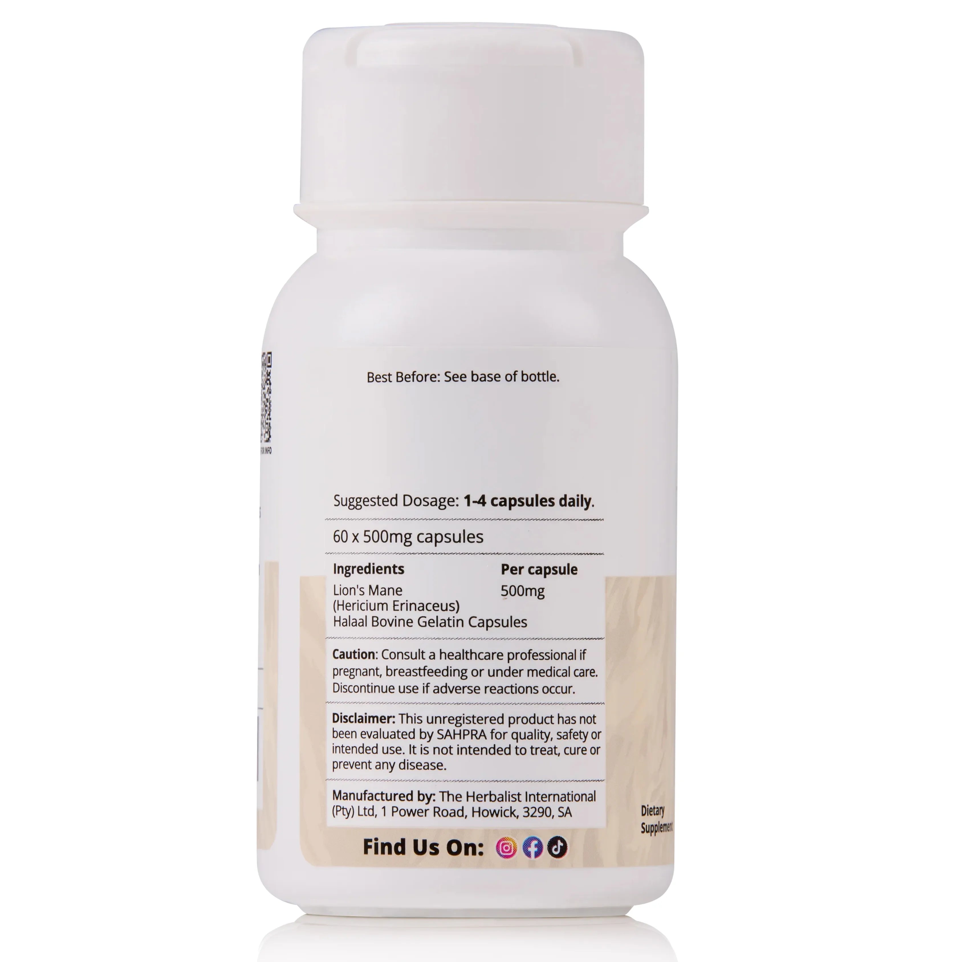 Lion's Mane 60/120 Capsules