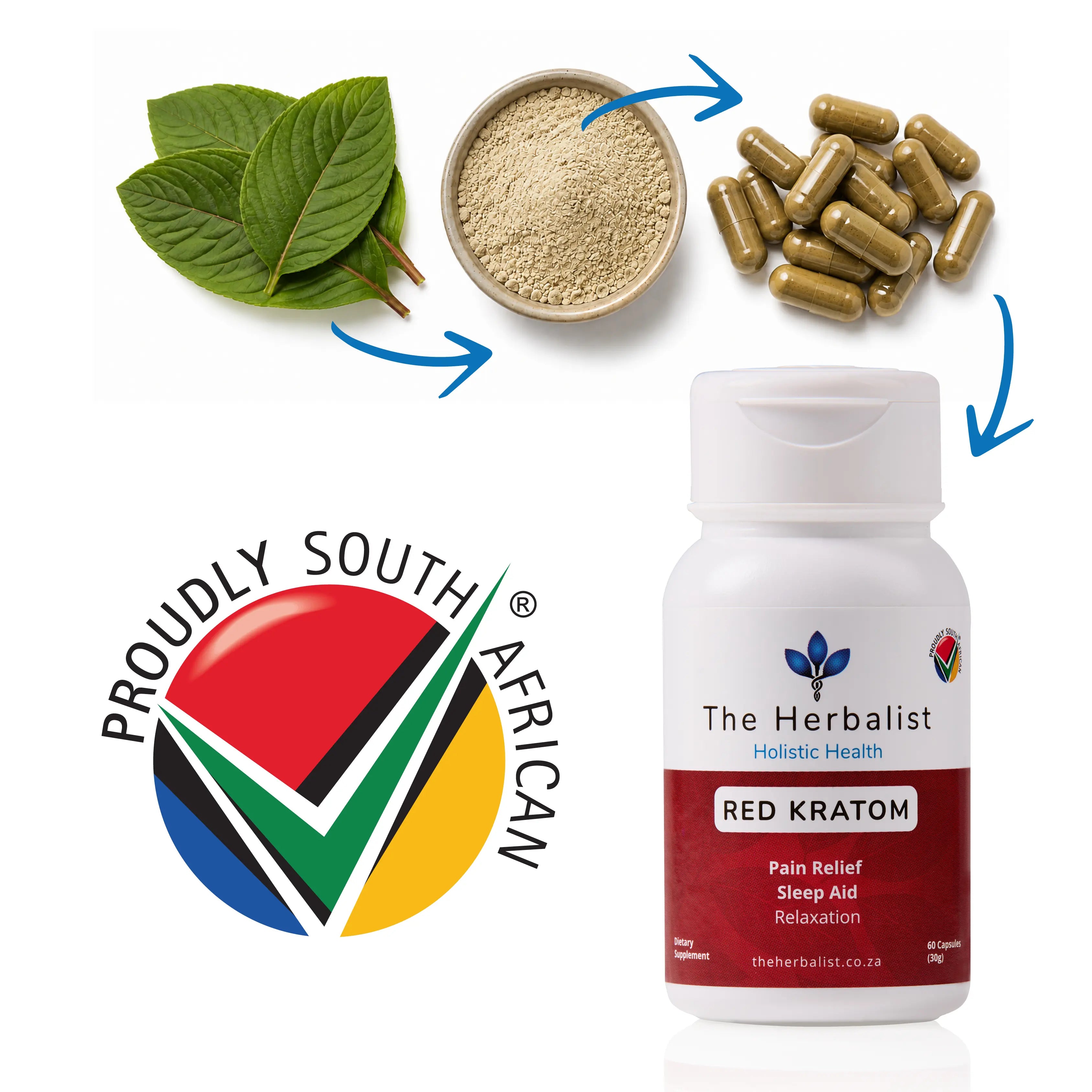 Red Kratom 60 Capsules