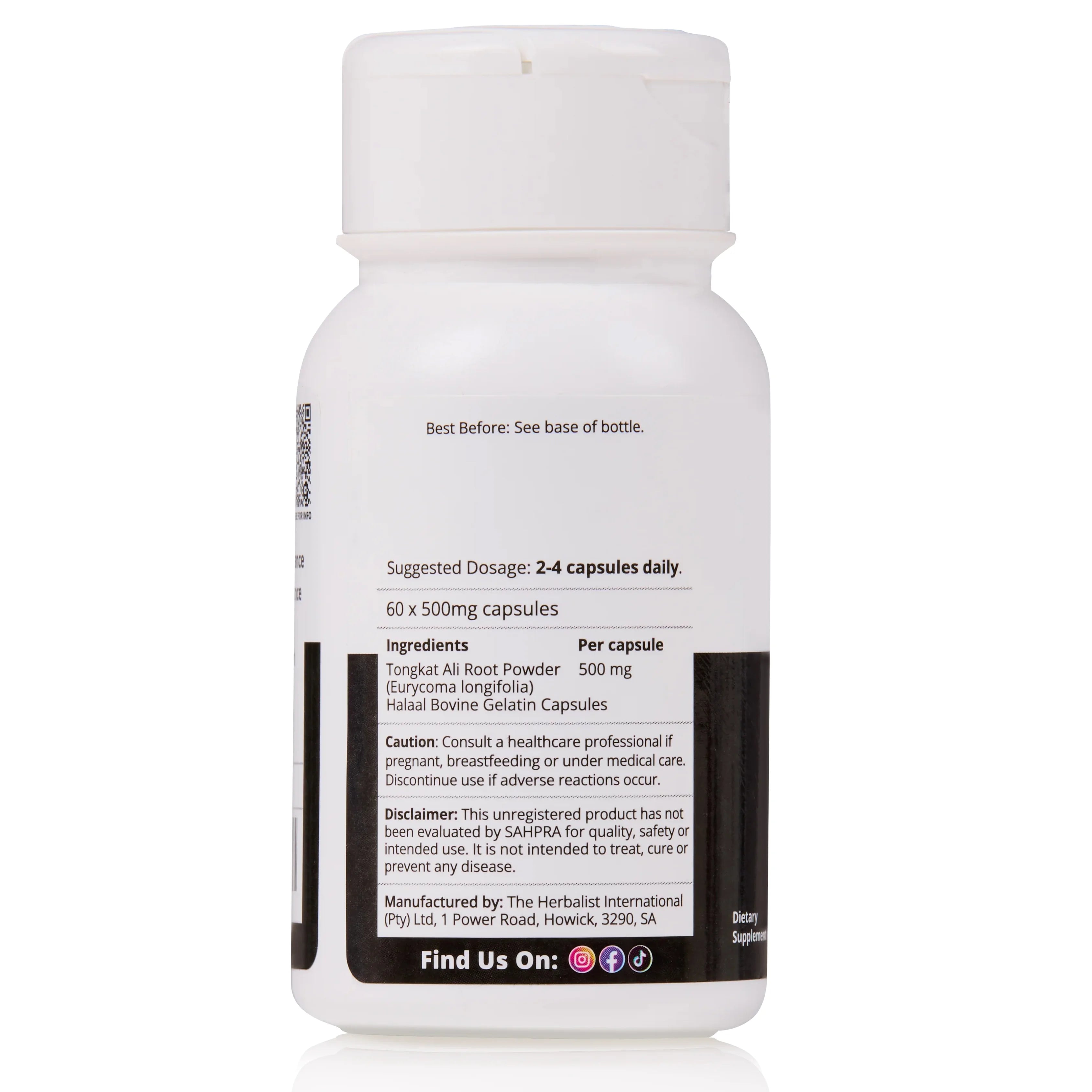 Tongkat Ali 60/120 Capsules